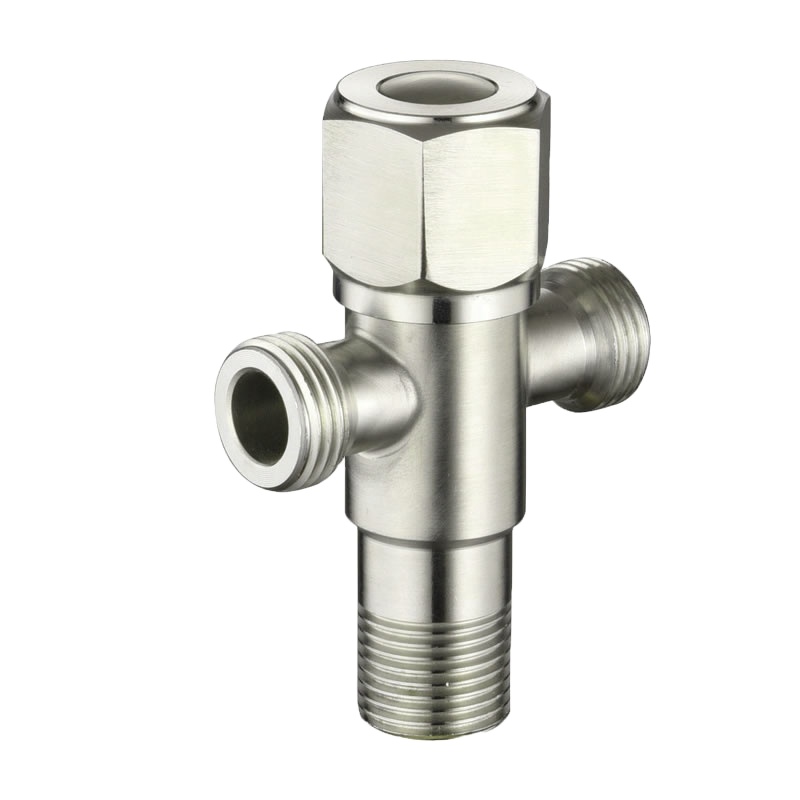 2-in-1 Angle Valve Stainless Steel 304 Brushed Nickel