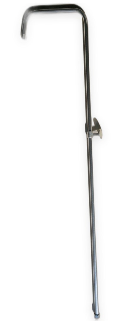 Aluminum Shower Riser Rail with Adjustable Slider Holder