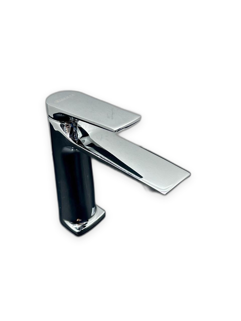 Basin Mixer Square Steel Chrome Venesa