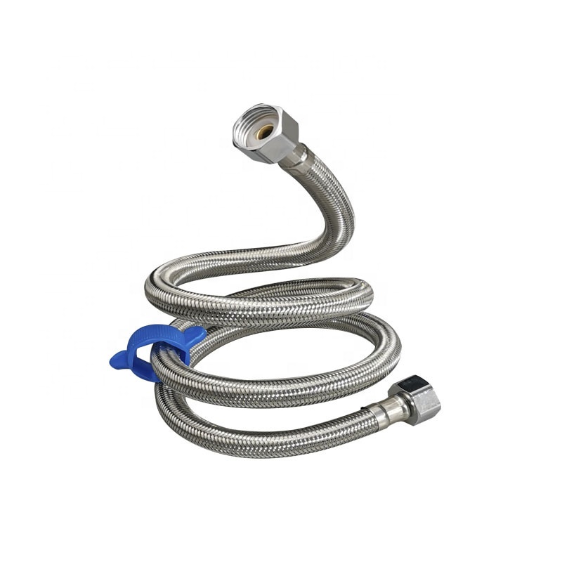 Braided Inlet Hose 50 cm Stainless Steel