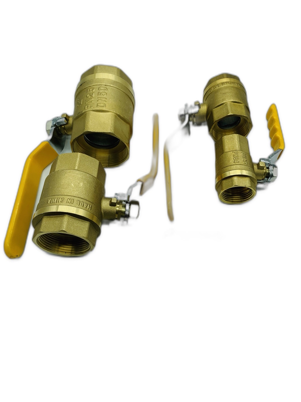 Brass Ball Valve with Steel Lever Handle PN25