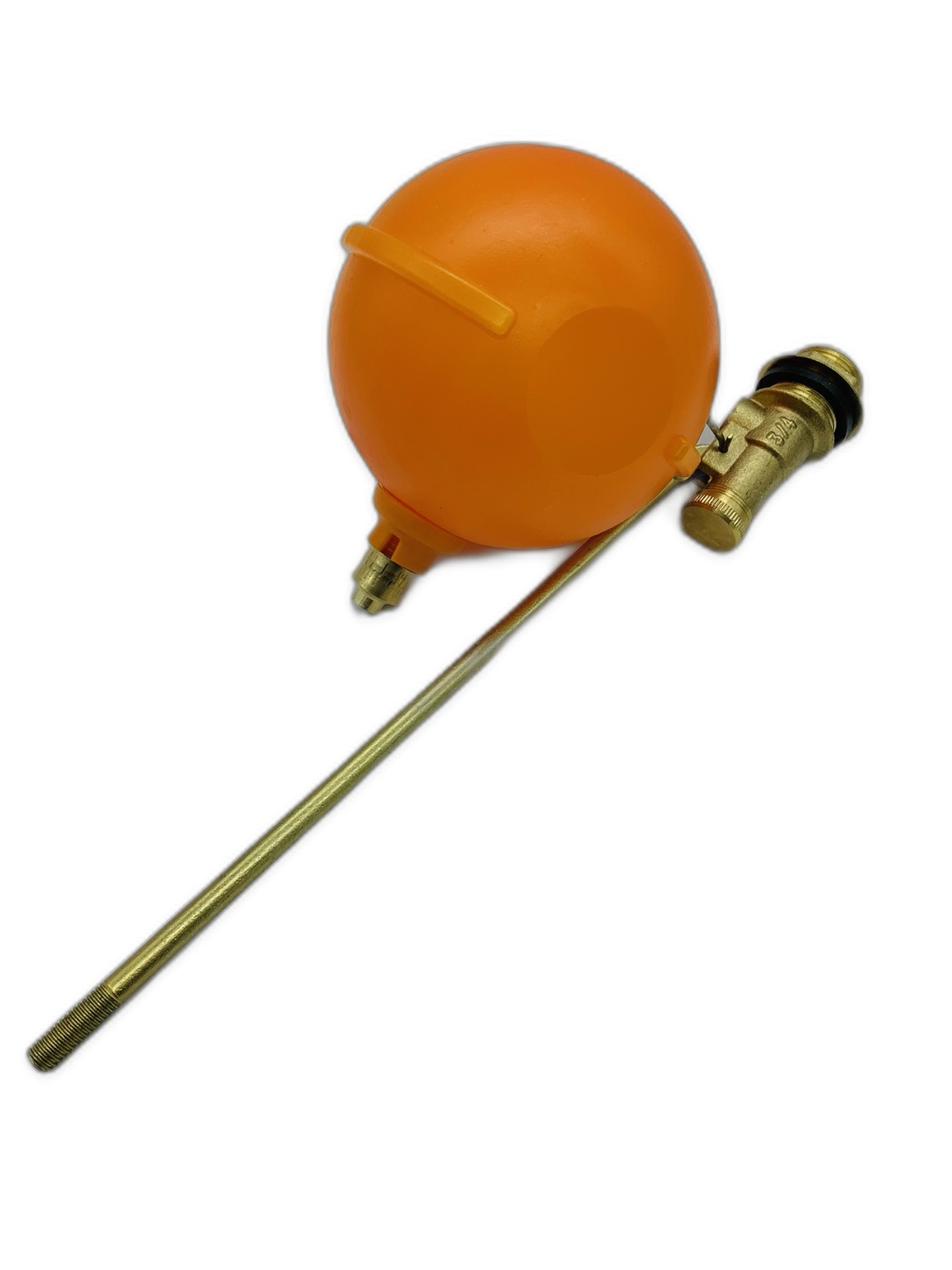 Brass Float Valve 1/2"-3/4" with Orange Plastic Ball for Water Tank