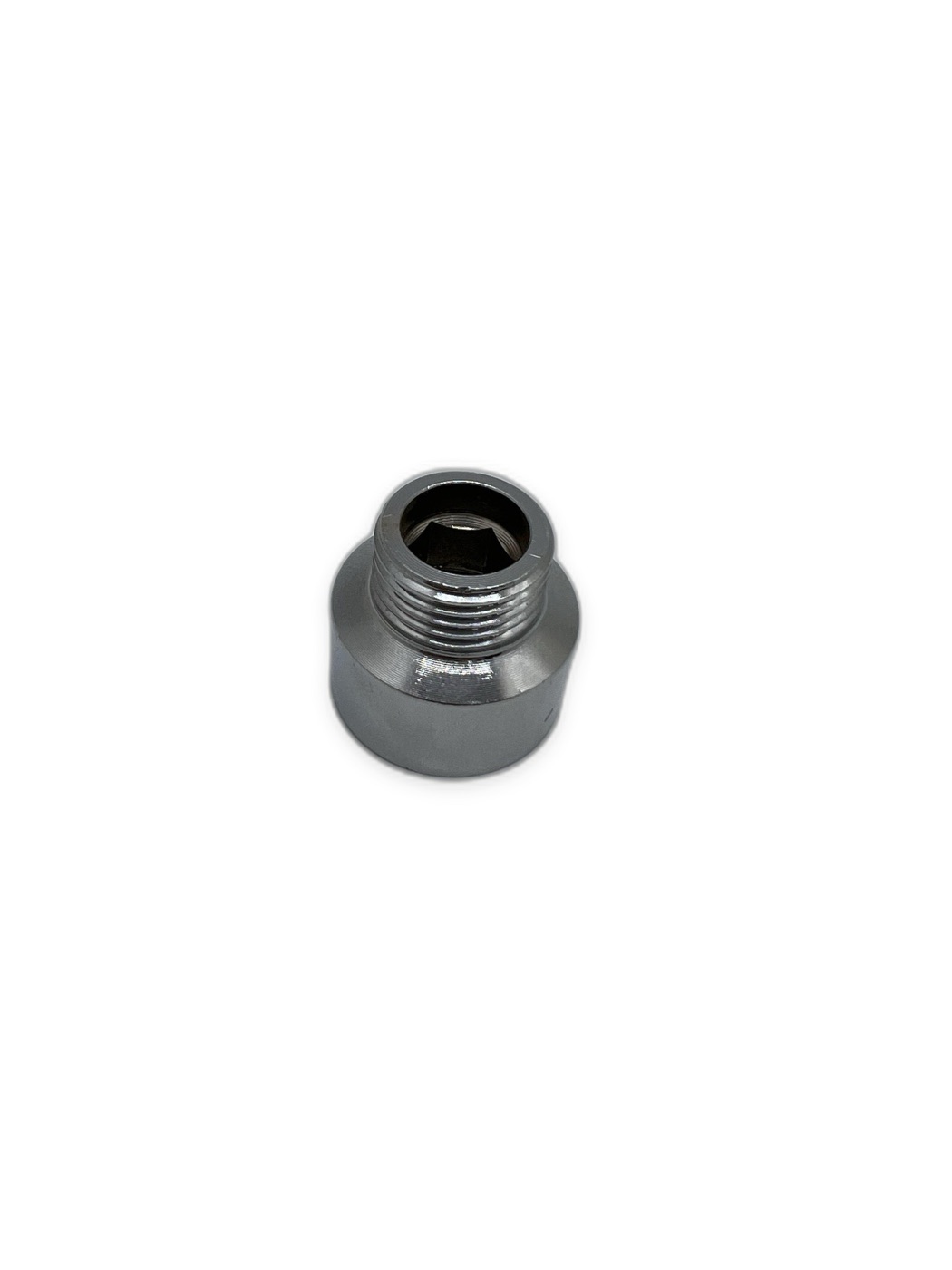 Chrome Brass Reducing Extension Nipple DIN 3/4" x 1/2"