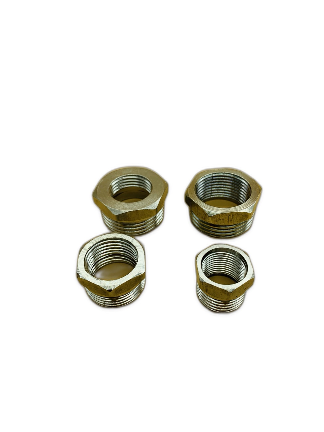 Chrome-Plated Brass Reducing Bushings Set