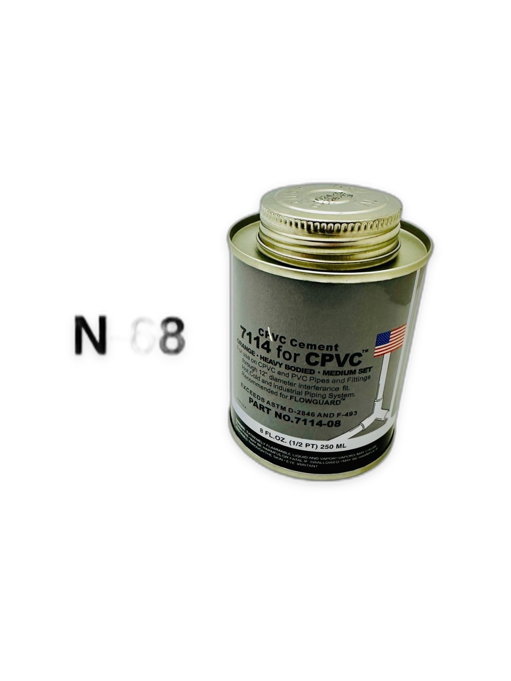 CPVC Cement 7114 Orange Heavy Bodied 250ml