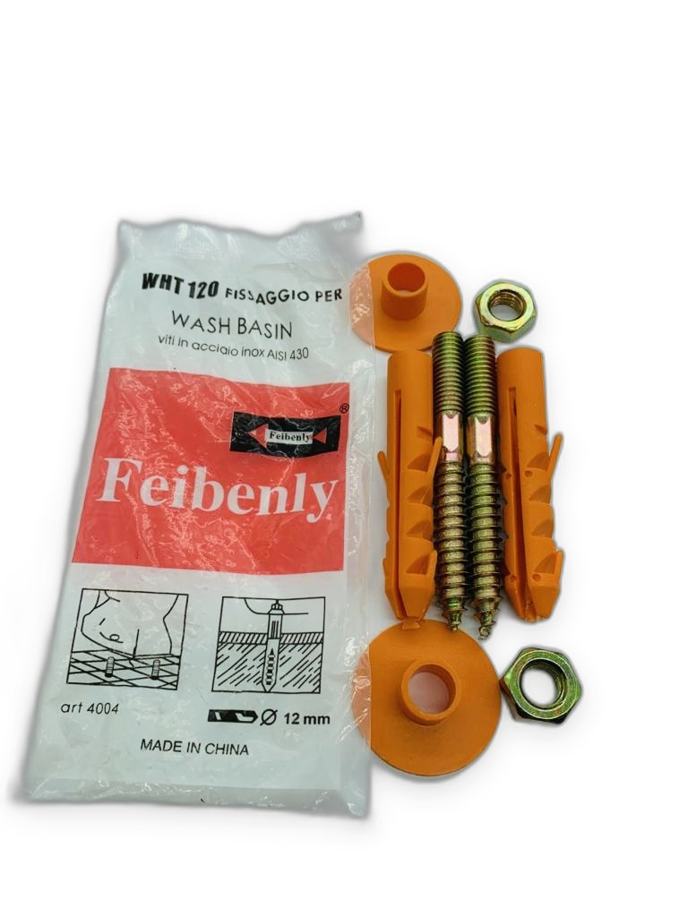 Feibenly Wash Basin Fixing Bolt Kit 12mm