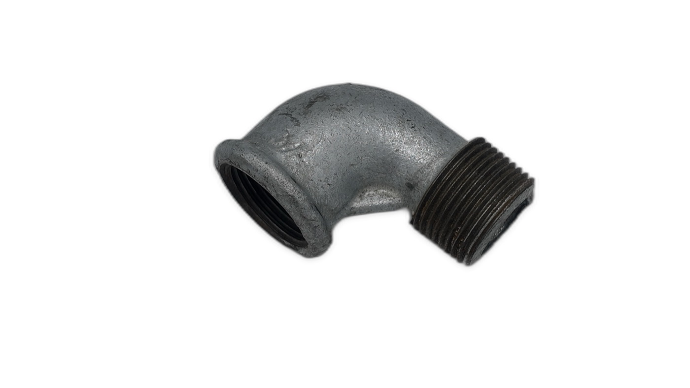 Galvanized Malleable Iron 90 Degree Street Elbow Male x Female