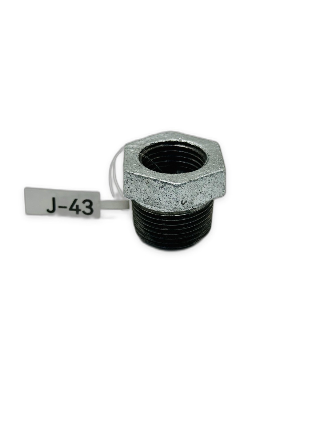 Galvanized Malleable Iron Hex Bushing 3/4"×1/2"