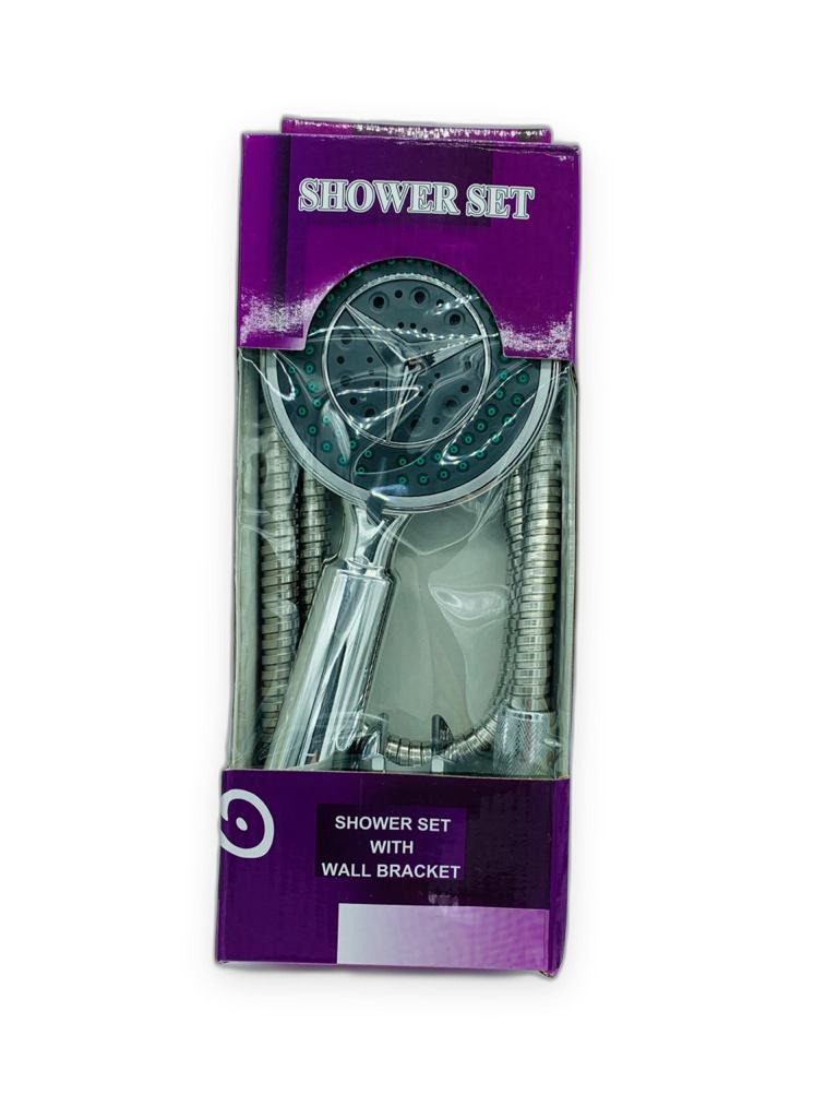 Hand Shower Set with Wall Bracket in Purple Box