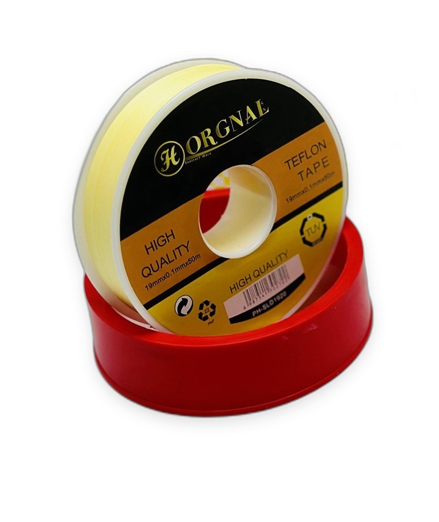 Horgnal PTFE Thread Seal Tape Yellow 19mm x 50m