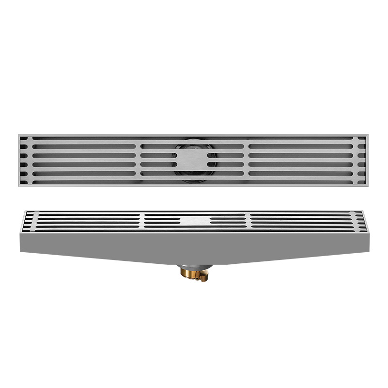Magnetic Self-Sealing Linear Floor Drain 40 cm Stainless Steel 304