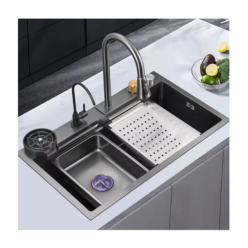 Nano Black Kitchen Sink 68×45 cm Stainless Steel 201