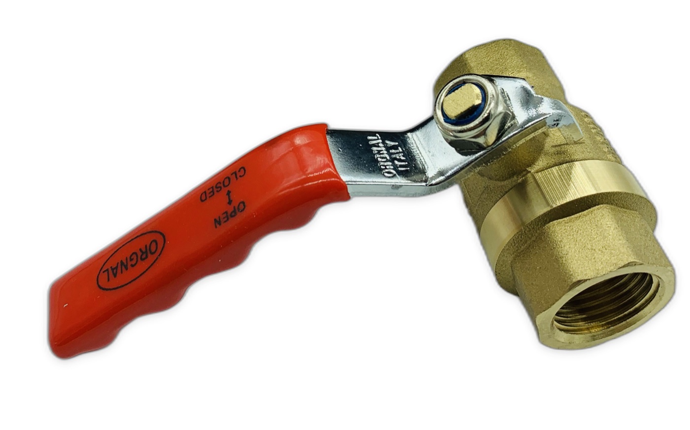 ORGNAL Brass Ball Valve Red Handle Series 1/2 to 1 inch