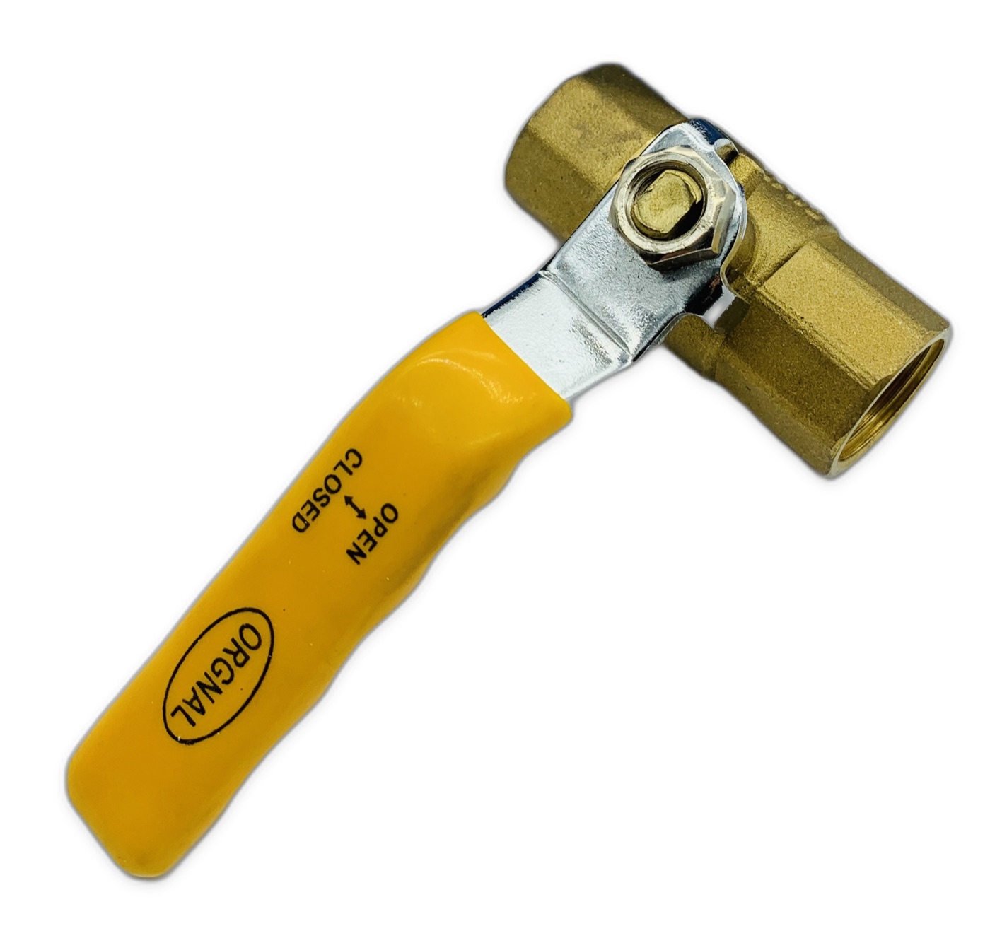 ORGNAL Brass Ball Valve Yellow Handle Series 1/2 to 2 inch