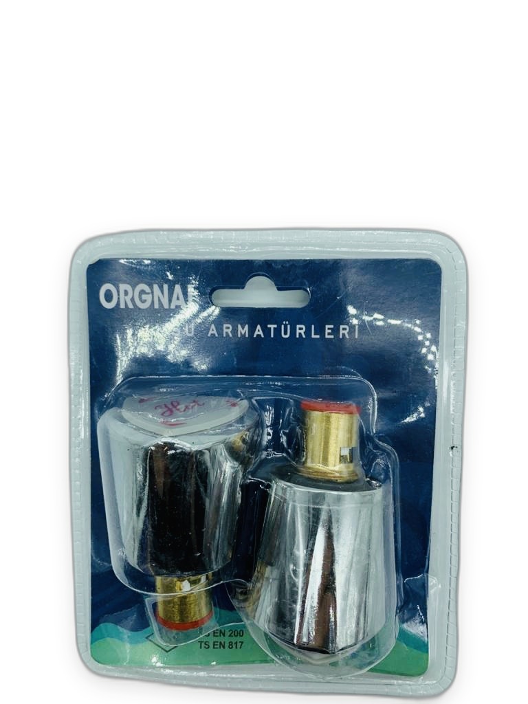 ORGNAL镀铬锥形手柄龙头阀芯对装心形标