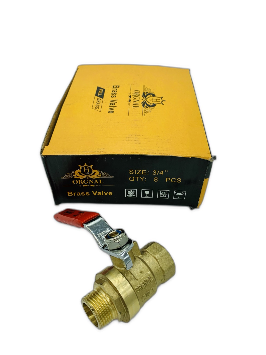 Orgnal Full Brass Ball Valve 3/4 Inch