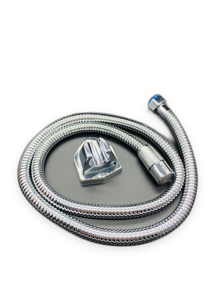 Shower Hose Kit with Nozzle Outlet and Wall Bracket