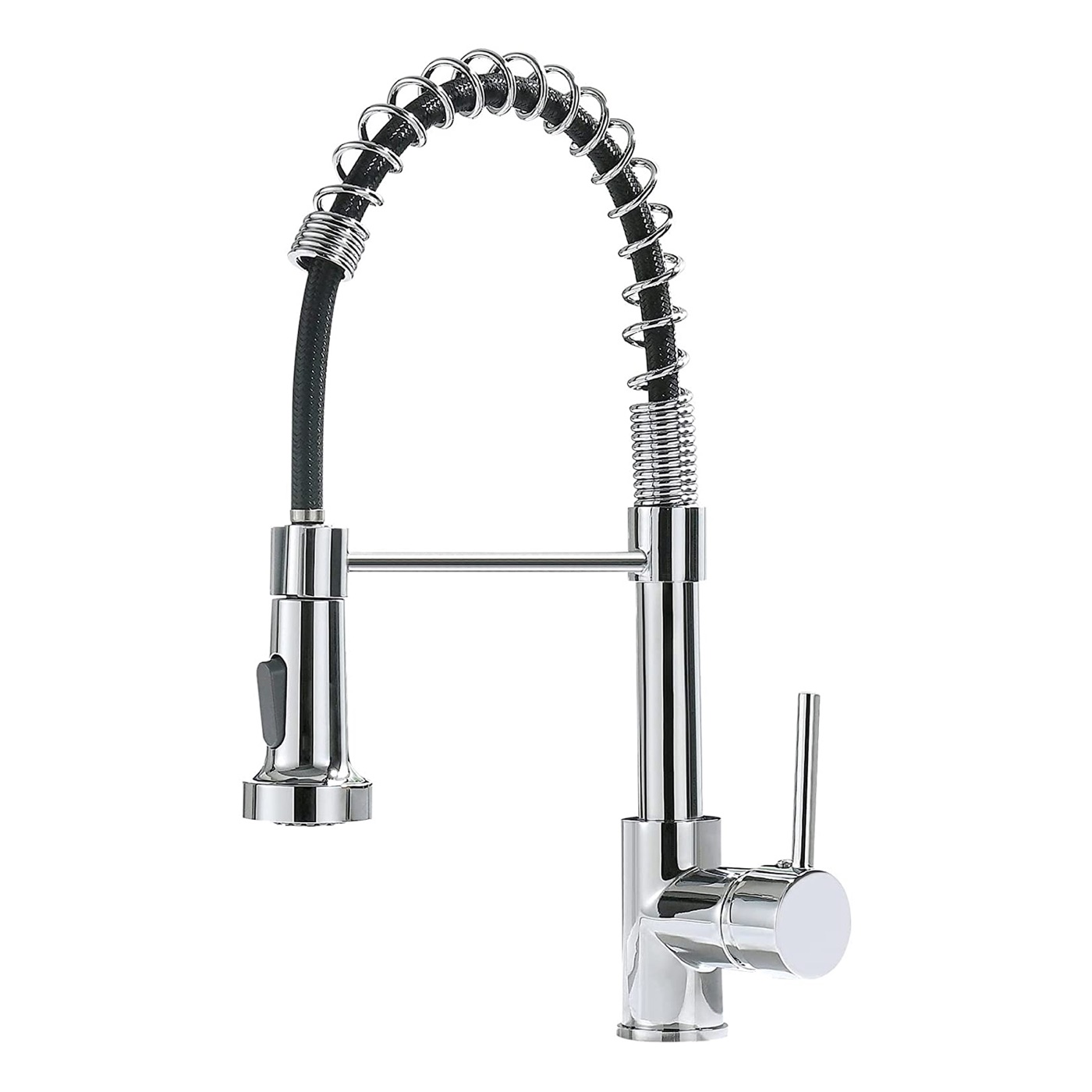 Spring Kitchen Faucet Stainless Steel 304 Chrome
