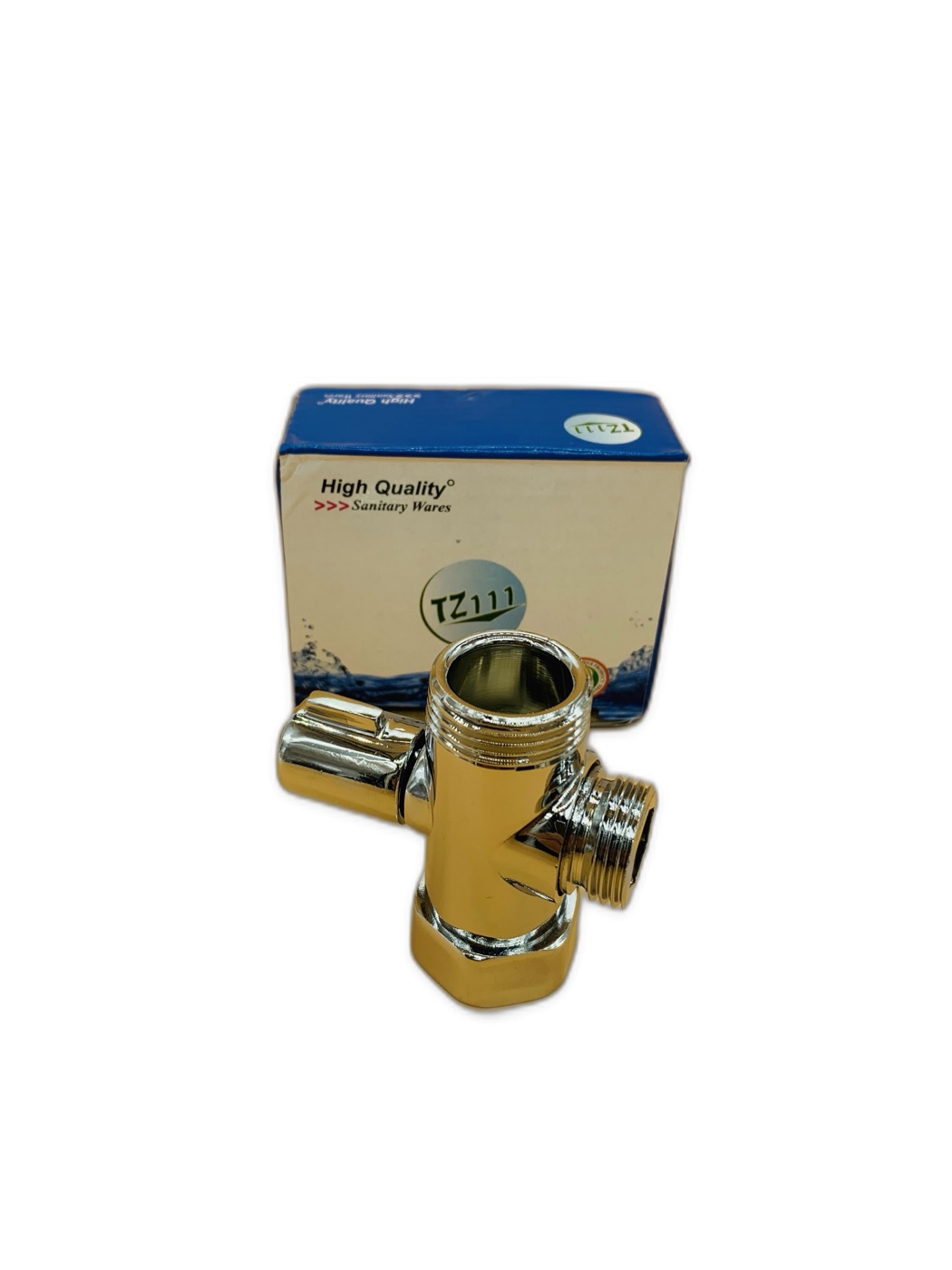 Chrome 3-Way Shower Diverter Valve