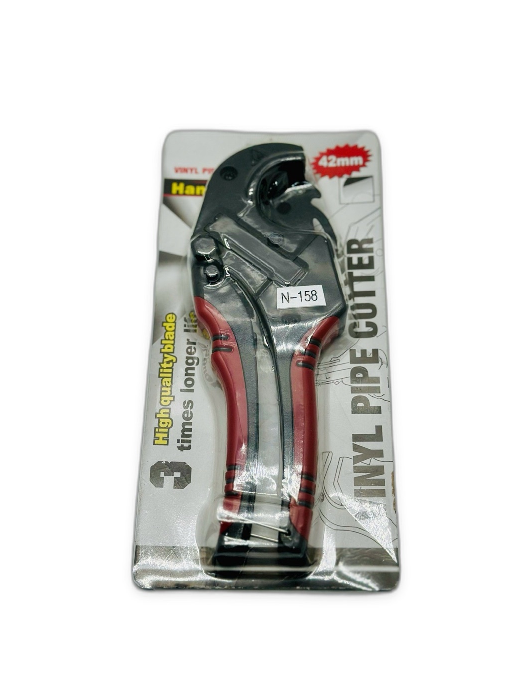 Vinyl Pipe Cutter 42mm with High Quality Blade, Black/Red