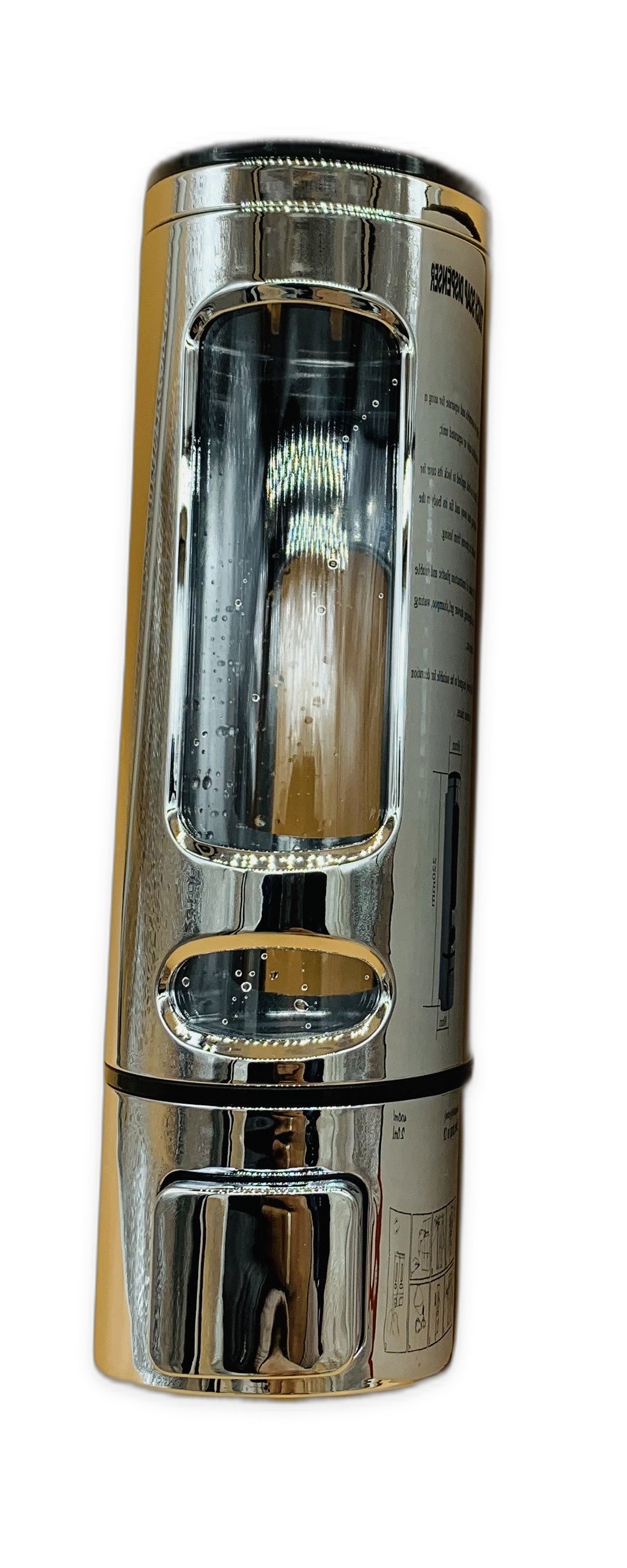 Wall-Mounted Chrome Touch Soap Dispenser 400ml