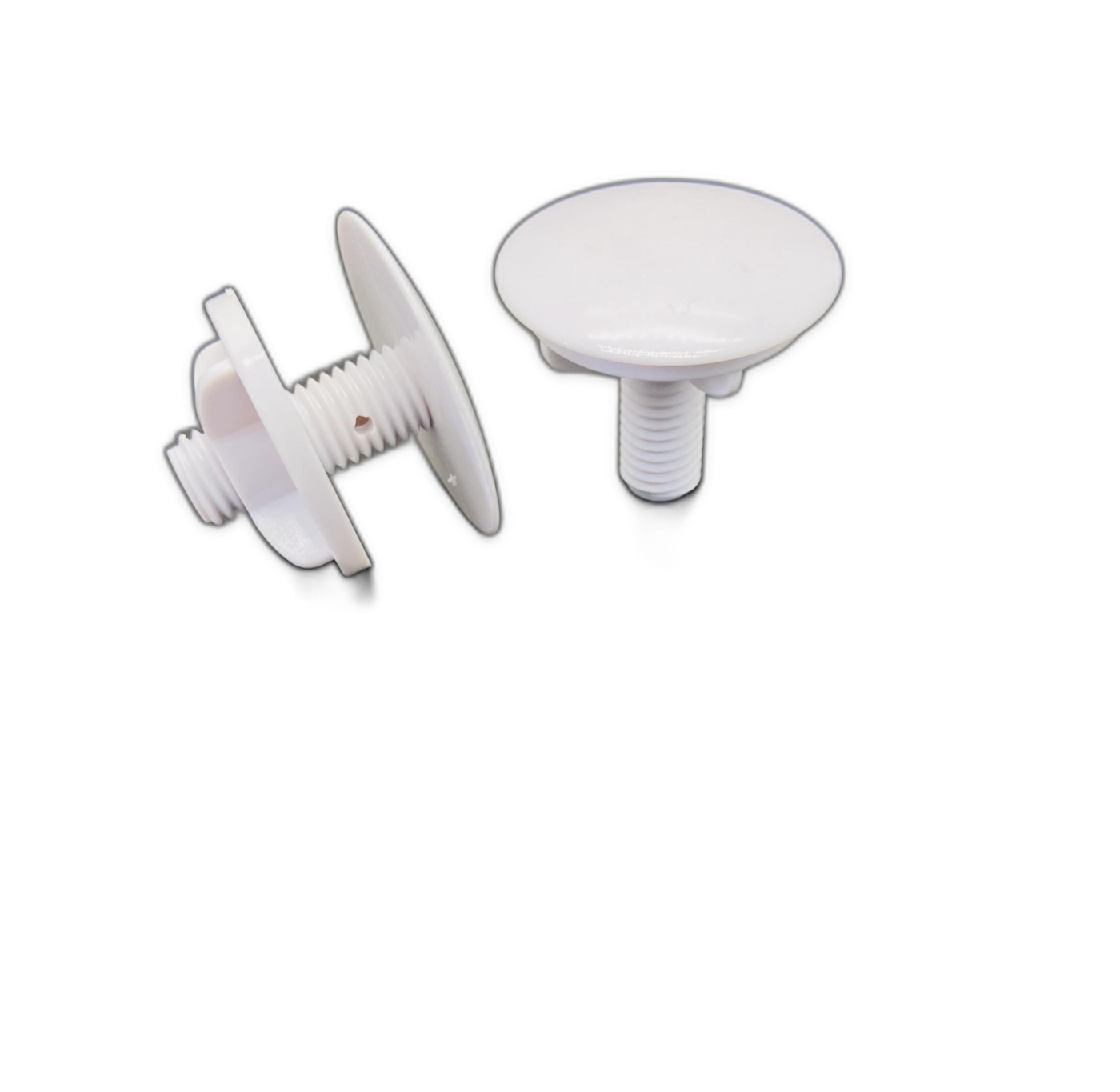 White Plastic Faucet Hole Cover Plugs