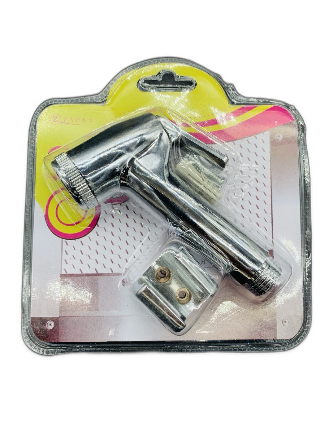 Zahra Chrome Bidet Shattaf Sprayer Head with Wall Hook