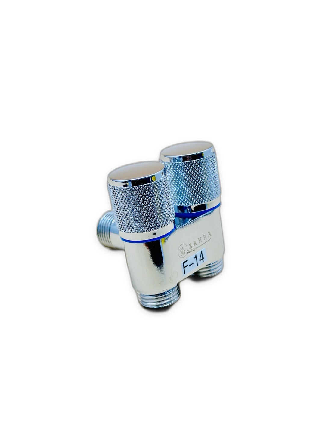 Zahra Chrome Double Two-Way Angle Valve