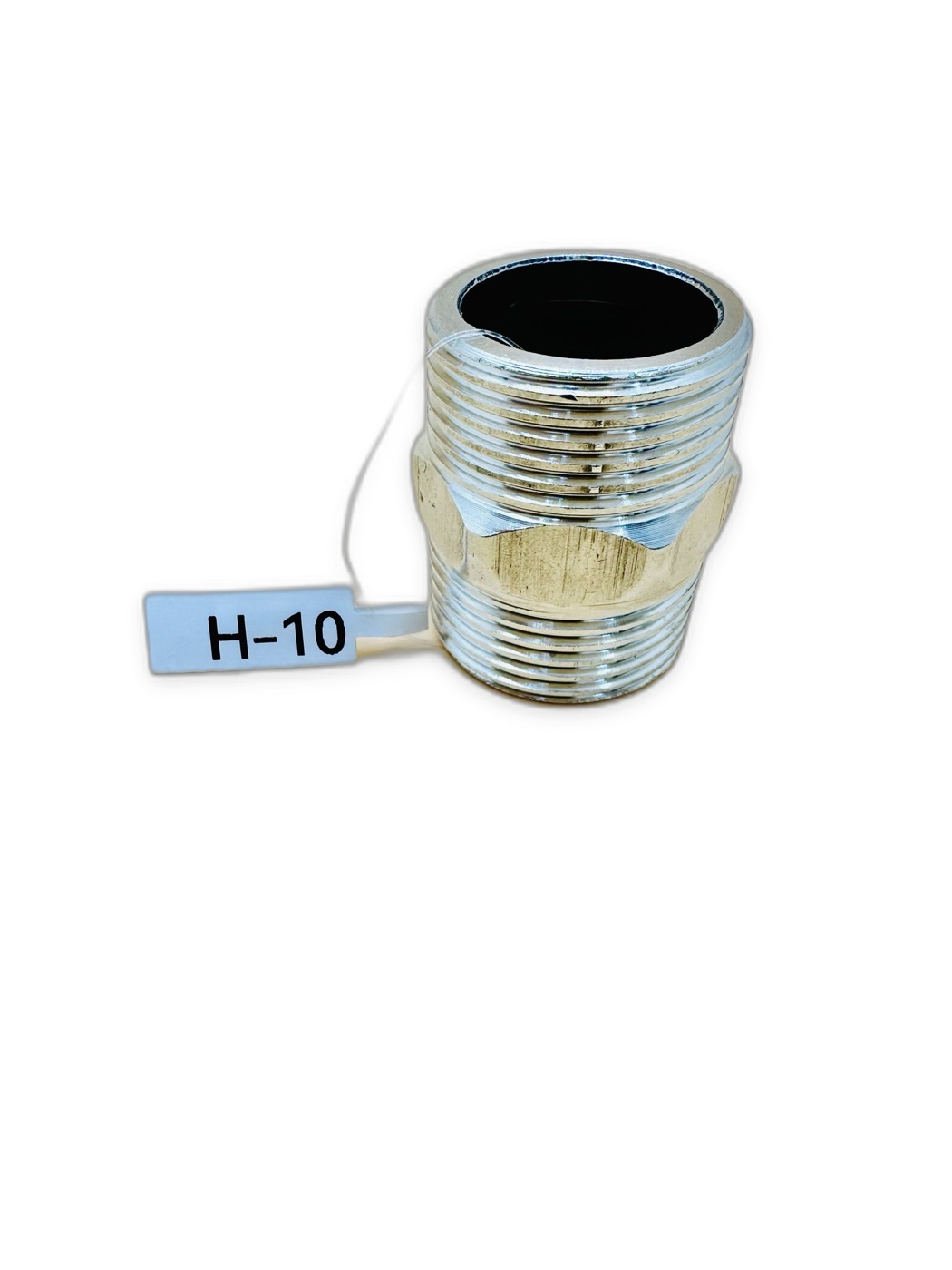 Zinc-Plated Hex Pipe Nipple 3/4"
