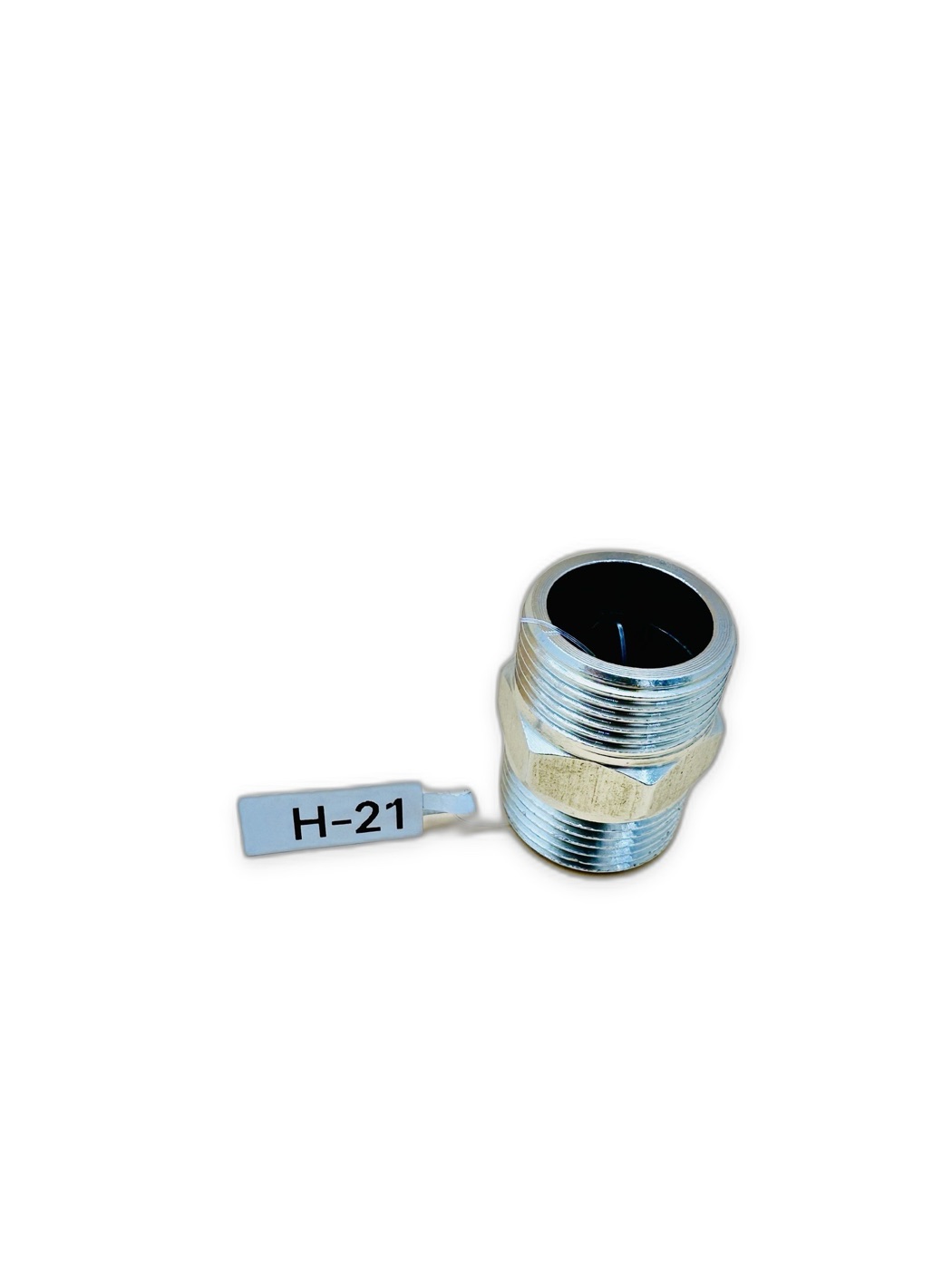 Zinc-Plated Hex Pipe Nipple 1"